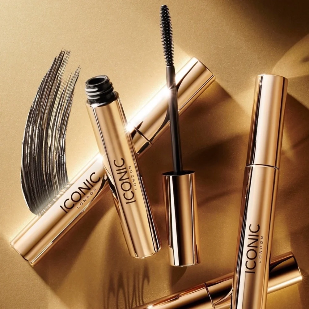 NEW Iconic London Triple Threat Mascara in Black NWT 7.5 mL Full Size Eyelash